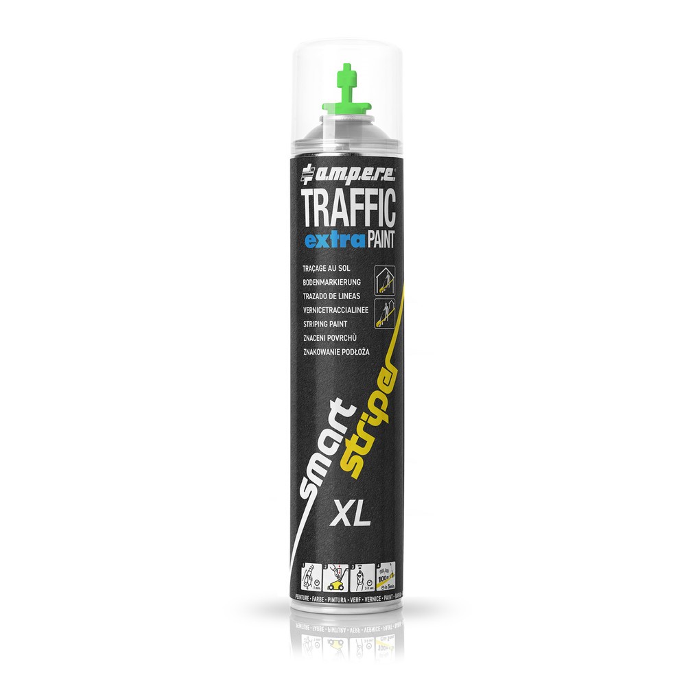 Numéro de l'image du produit 1: A.M.P.E.R.E. Peinture de marquage TRAFFIC extra Paint® XL 0,75 l, vert