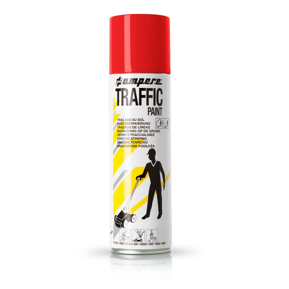 A.M.P.E.R.E. Peinture de marquage TRAFFIC 0,5 l, rouge