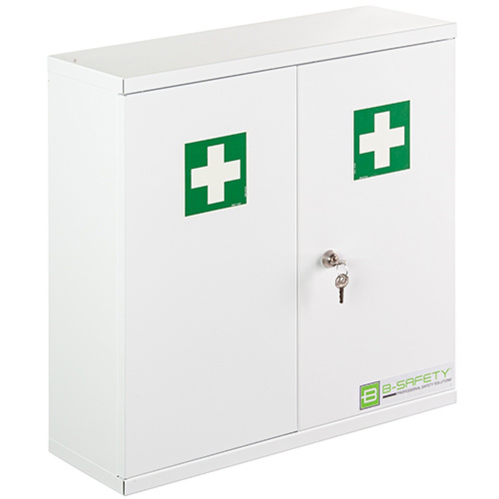 Armoire à pharmacie B-Safety PREMIUM plus, avec remplissage DIN 13157