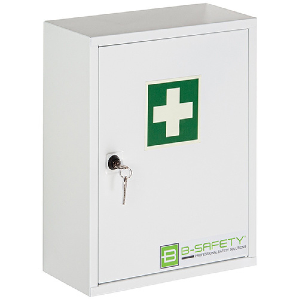 Armoire à pharmacie B-Safety STANDARD, avec remplissage DIN 13157