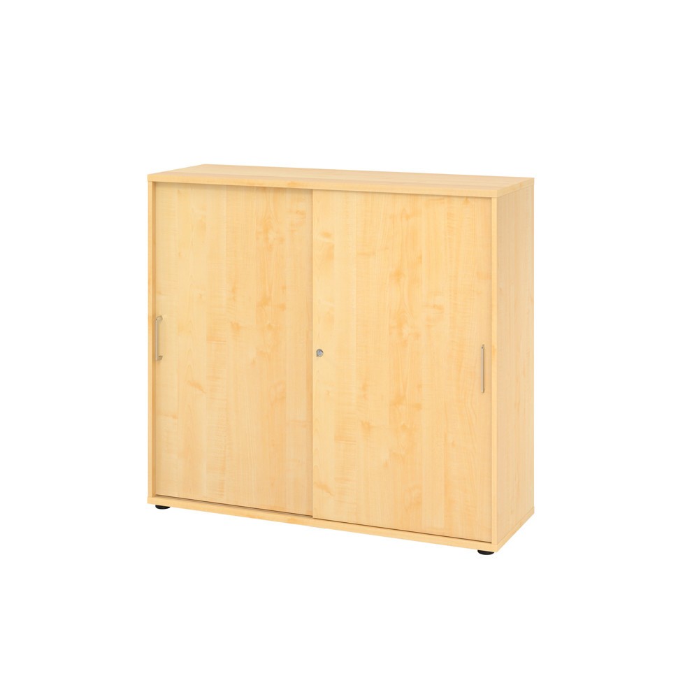 Armoire à portes coulissantes Hammerbacher 3OH 120 cm BS érable/érable