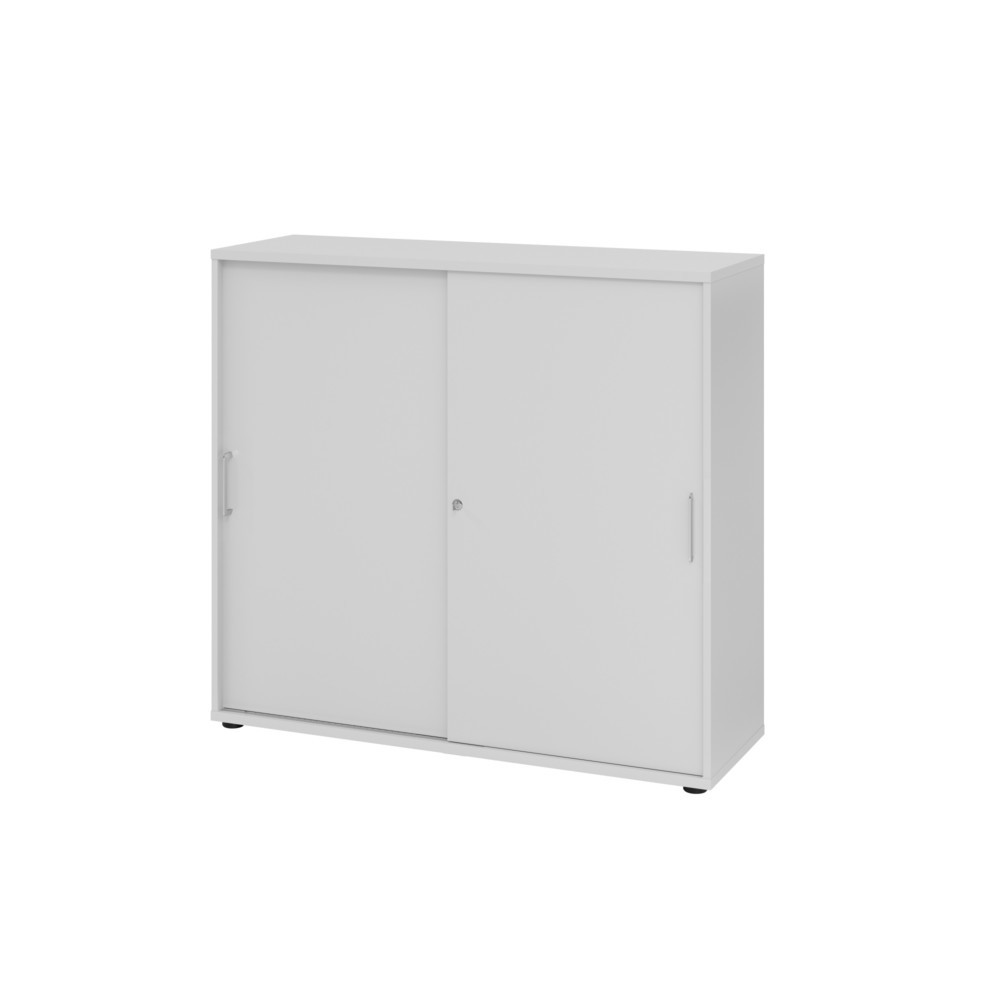 Armoire à portes coulissantes Hammerbacher 3OH 120 cm BS gris/gris