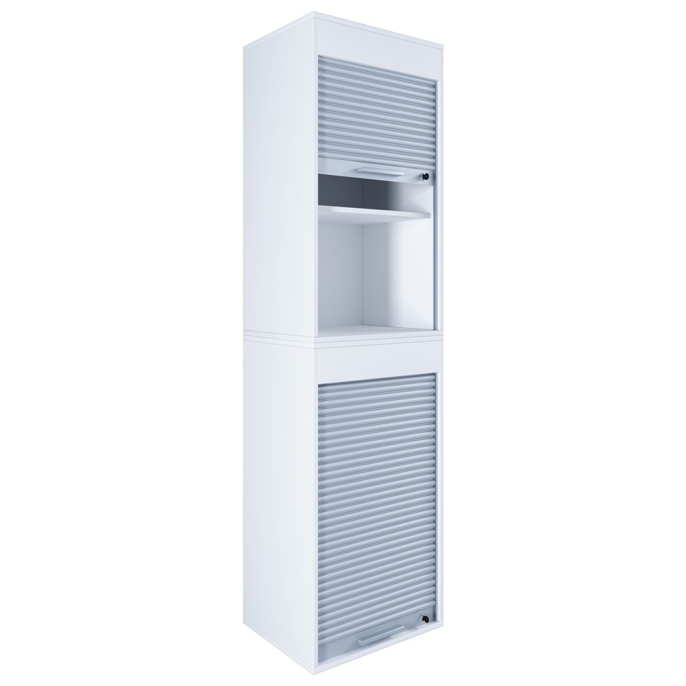 Armoire de bureau Aktos XL, blanc