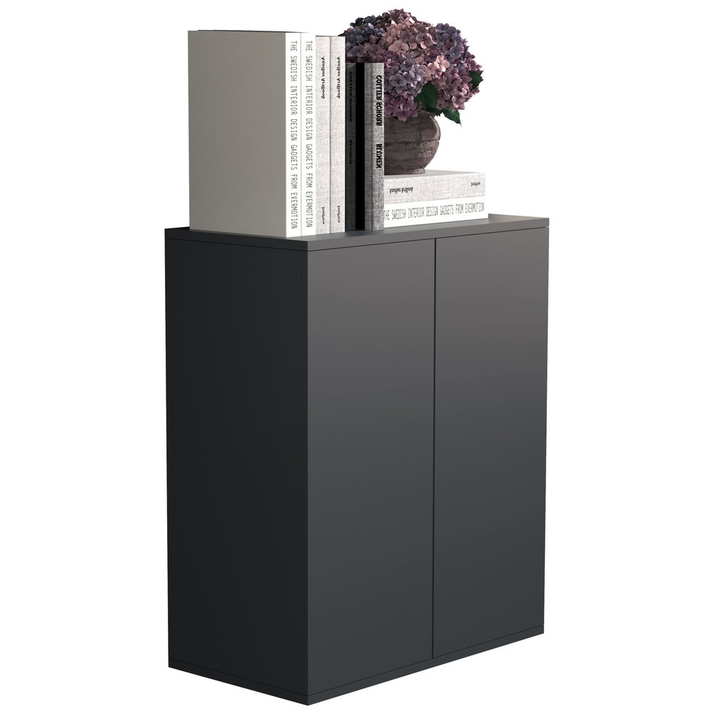 Armoire Dalosa 2 compartiments, anthracite