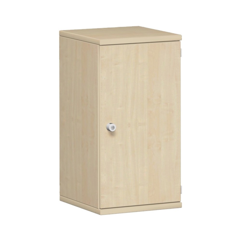 Armoire de bureau Profi, 2 hauteurs de classeurs, largeur 400 mm, porte à droite, érable