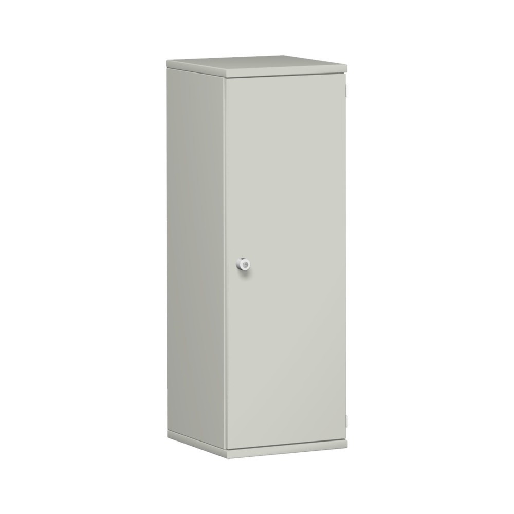 Armoire de bureau Profi, 3 hauteurs de classeur, largeur 400 mm, porte à droite, gris clair