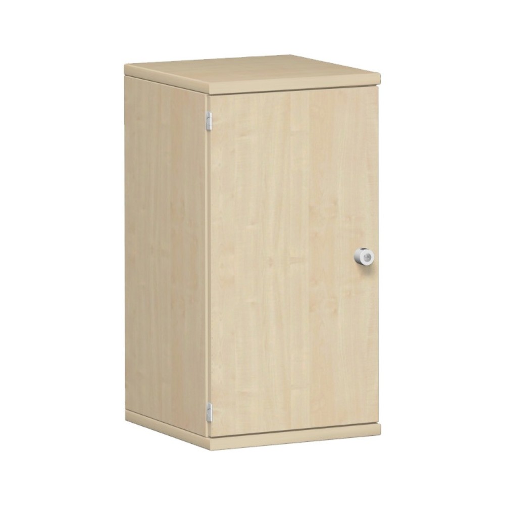 Armoire de bureau Profi, 2 hauteurs de classeurs, largeur 400 mm, porte à gauche, érable