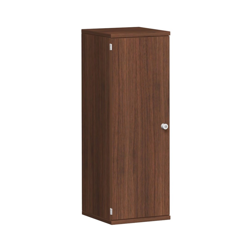 Armoire de bureau Profi, 3 hauteurs de classeurs, largeur 400 mm, porte à gauche, noyer