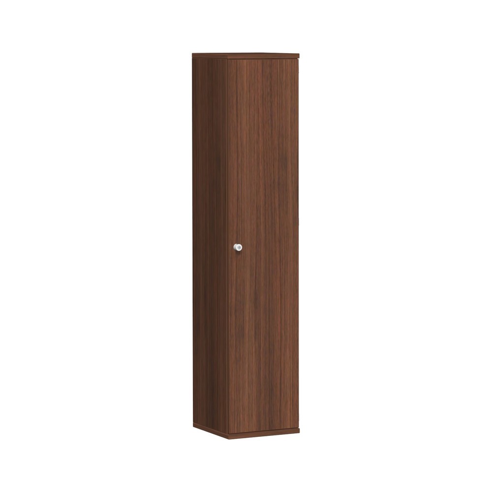 Armoire de bureau Profi, 5 hauteurs de classeurs, largeur 400 mm, porte à droite, noyer