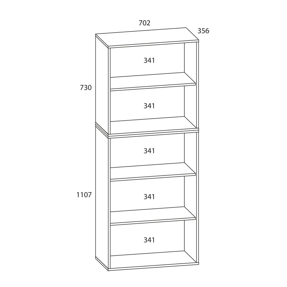 Numéro de l'image du produit 2: Armoire Lona XXL portes battantes, hêtre