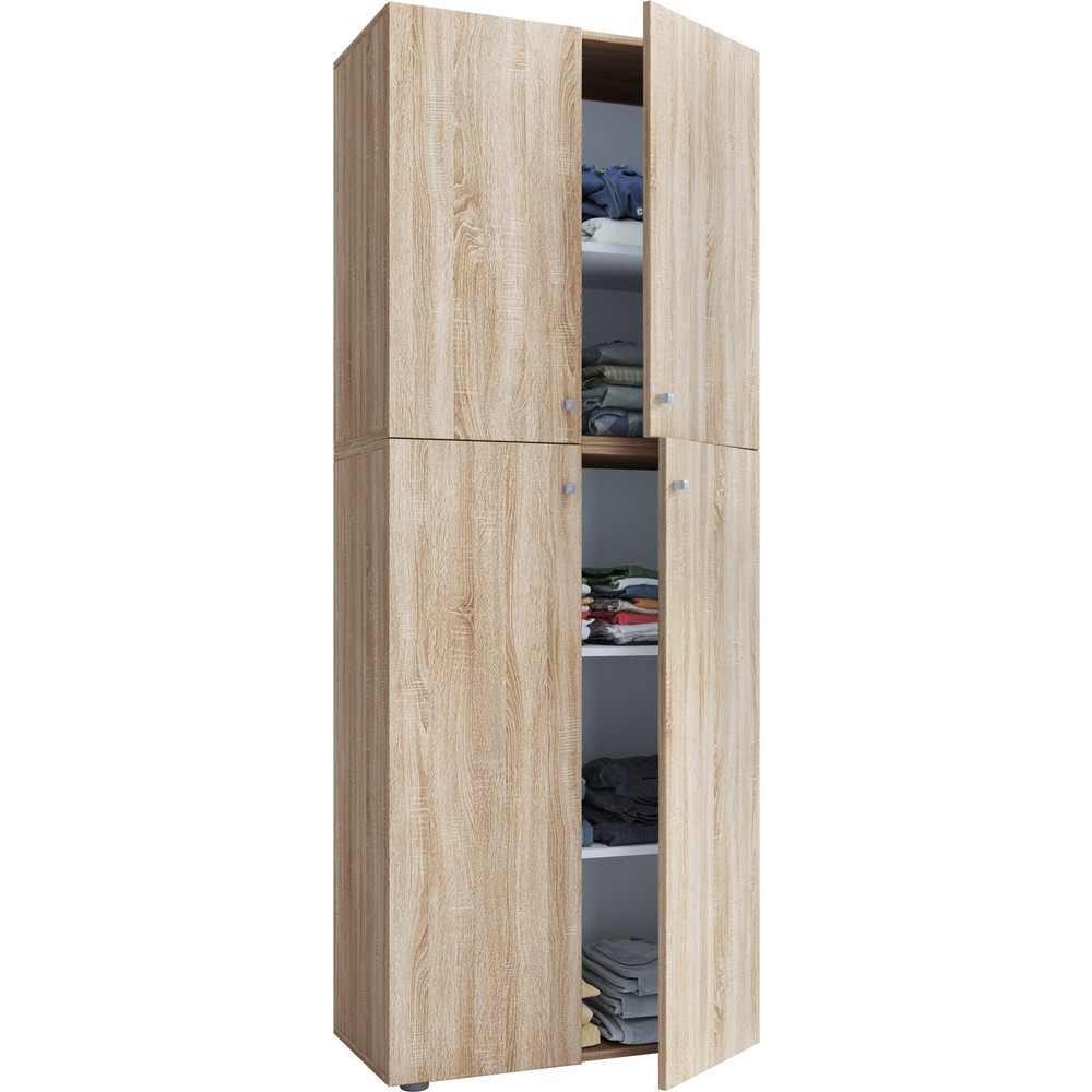 Numéro de l'image du produit 5: Armoire Lona XXL portes battantes, chêne Sonoma