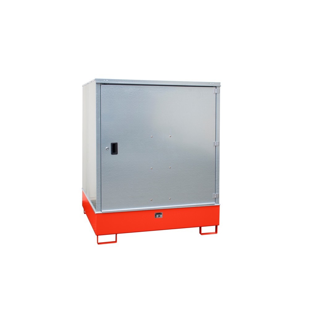 Armoire pour produits dangereux Bauer® GS-4, peinte, rouge feu