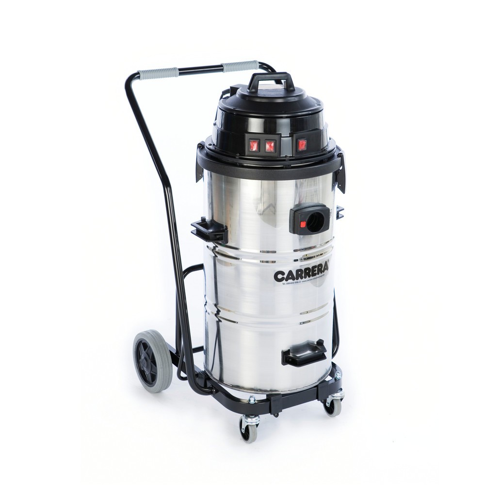 Aspirateur industriel CARRERA® 90.03 K, châssis mobile basculant, eau et poussières, 3240 W, 77 L