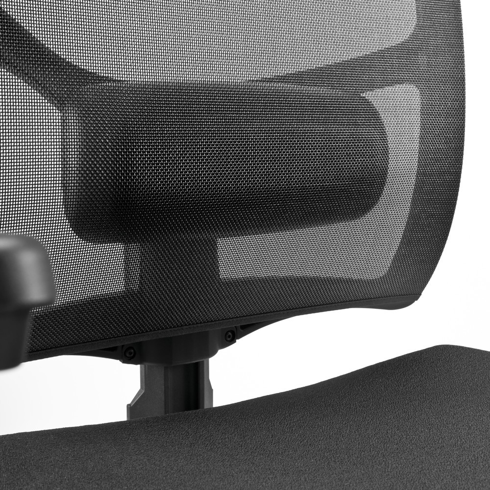 Numéro de l'image du produit 2: Chaise de bureau pivotante Hammerbacher Premium 2, dossier en mesh, avec appui-tête, accoudoirs réglables en hauteur