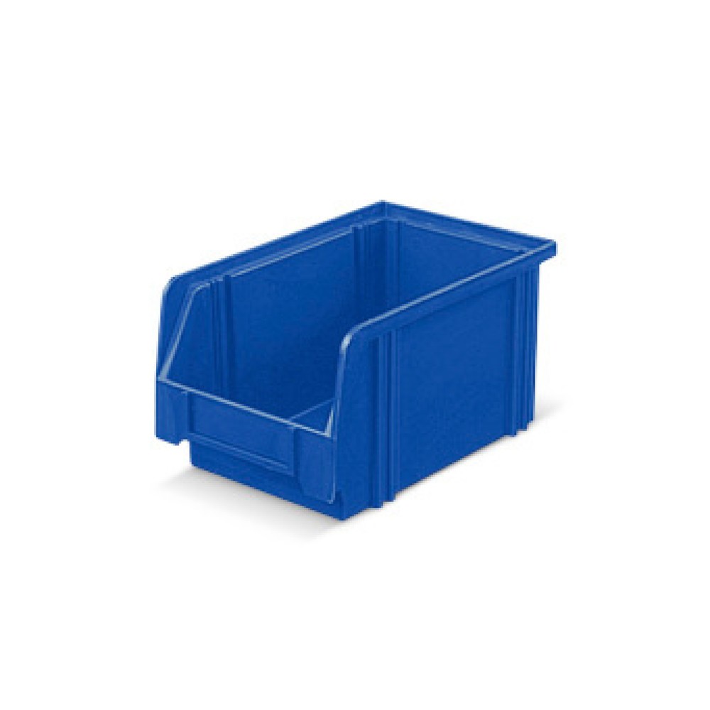 Bacs à bec en polystyrol, H x l x P 130 x 140 x 230 mm, bleu