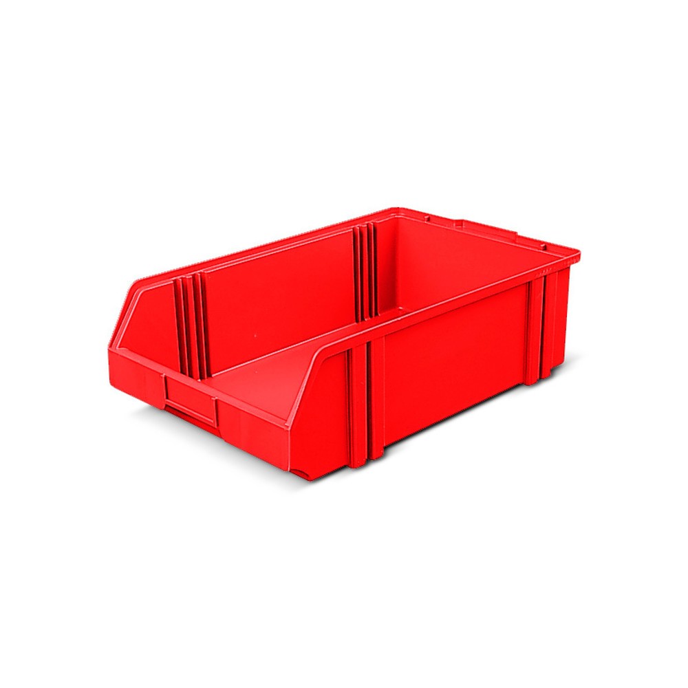 Bacs à bec en polystyrol, H x l x P 145 x 300 x 500 mm, rouge