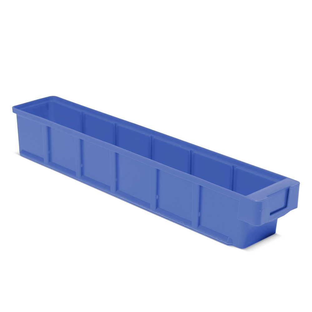 Bacs de rayonnage sans fenêtre de visualisation, lxP 93 x 500 mm, bleu