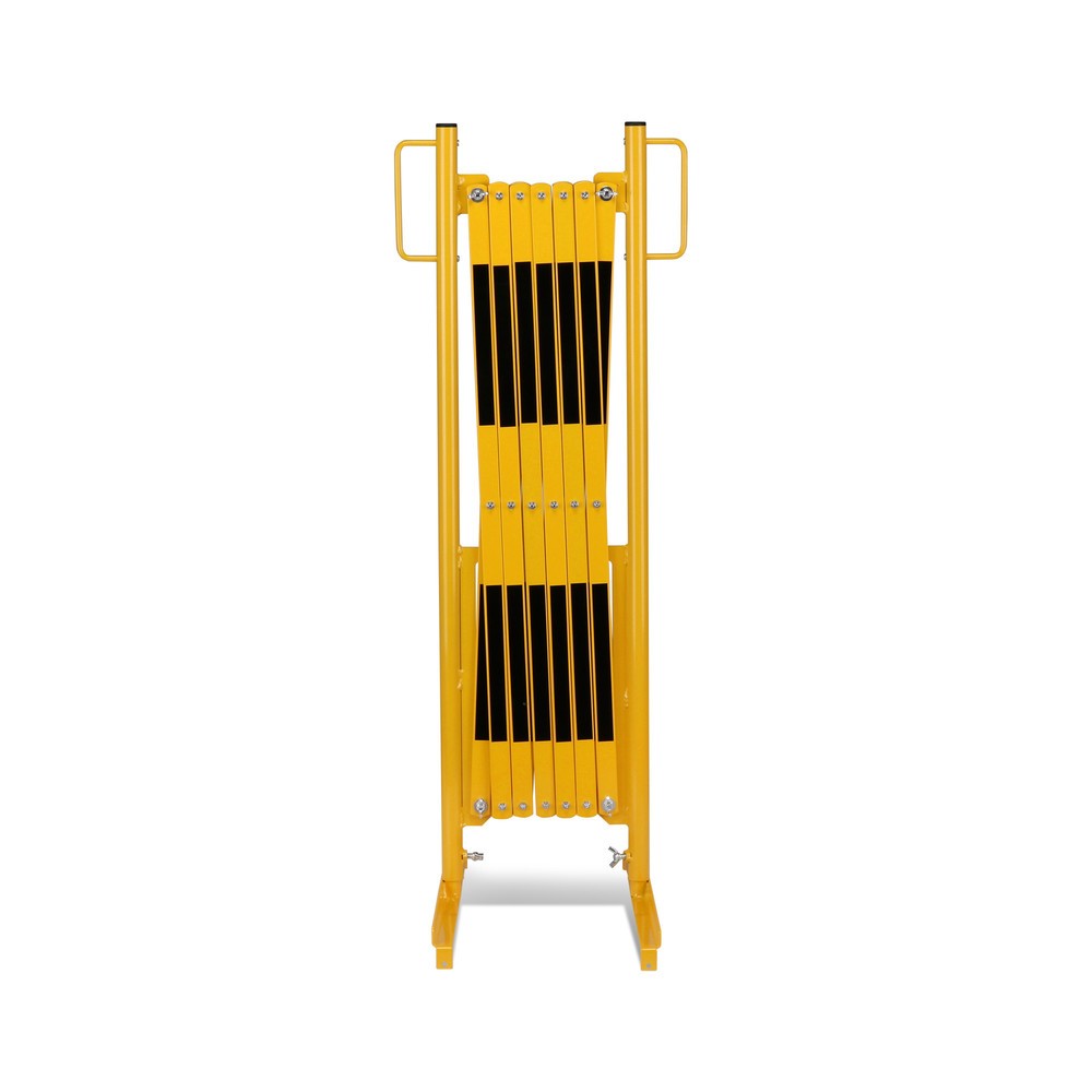 Barrière extensible, pied des deux côtés, largeur 3.600 mm, noir/jaune