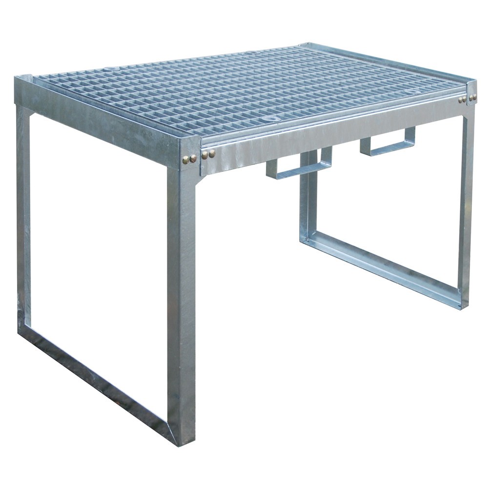 Bauer® Système de rayonnage à fûts modulaire, H x l x P 780 x 1 310 x 800 mm, pour emballages