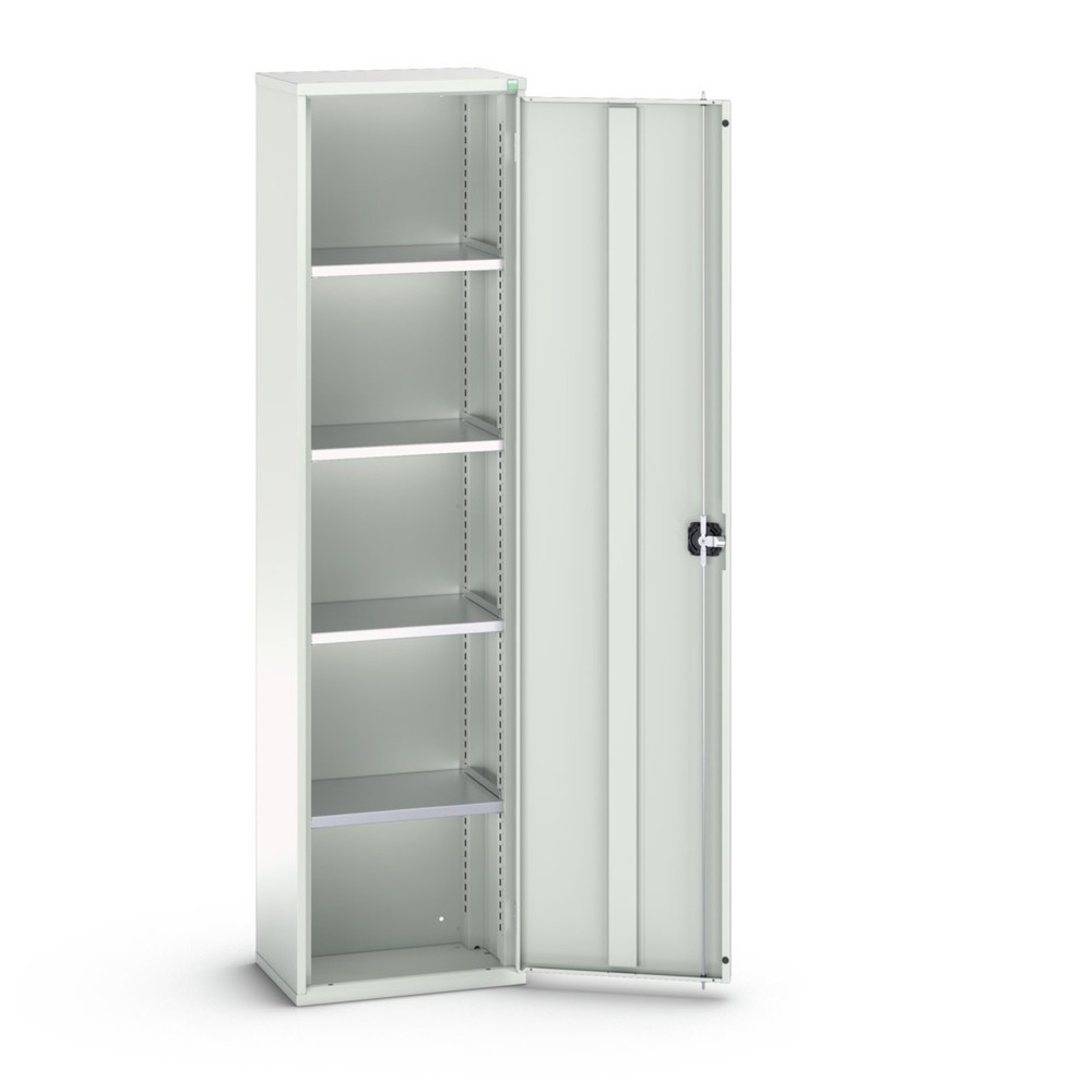 bott Armoire à porte battante verso, avec 4 tablettes, lxPxH : 525 x 350 x 2 000 mm