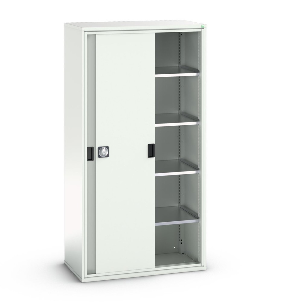 bott Armoire à portes coulissantes verso, avec 4 tablettes, lxPxH : 1 050 x 550 x 2 000 mm