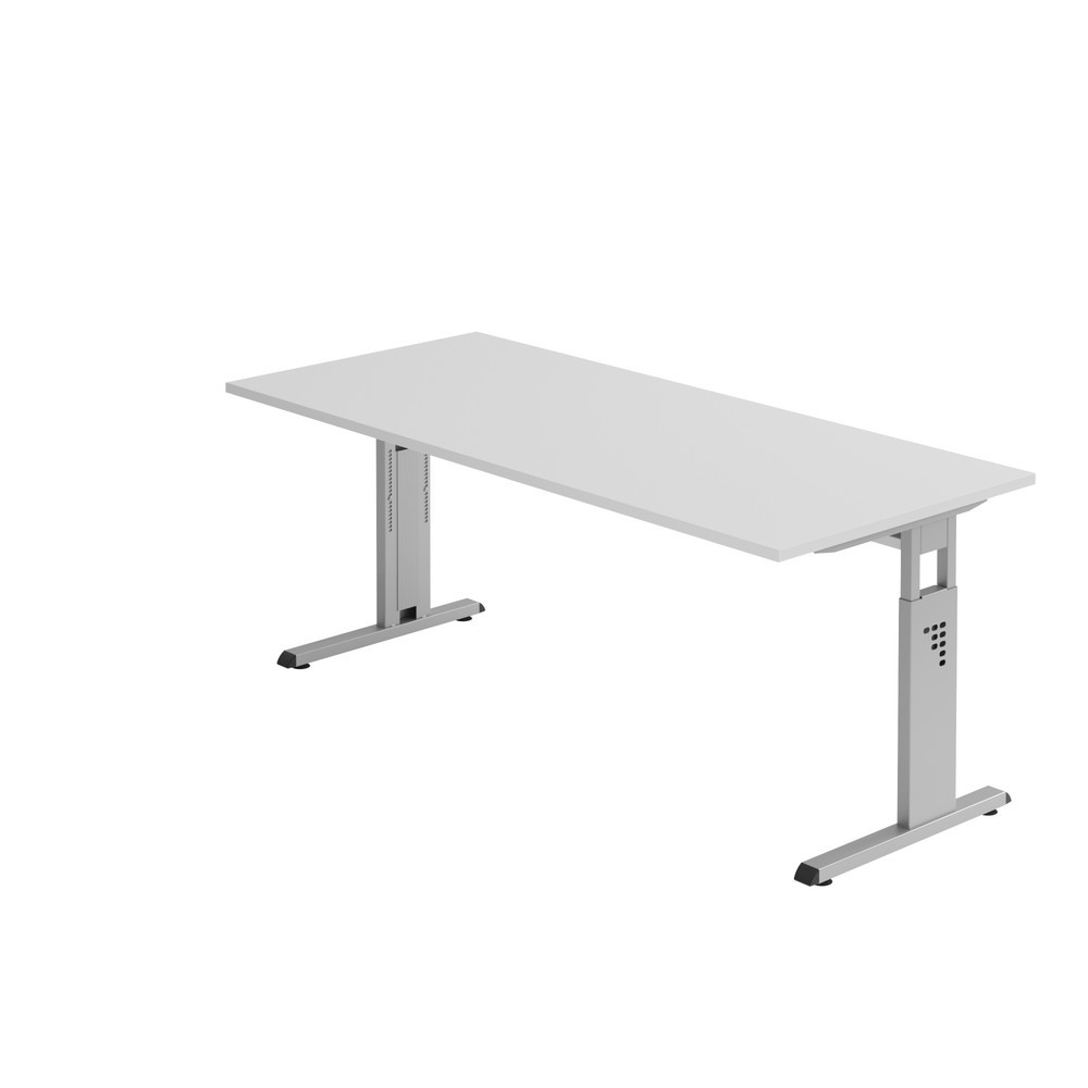 Bureau Solid, réglable en hauteur lxP 1.800 x 800 mm, gris