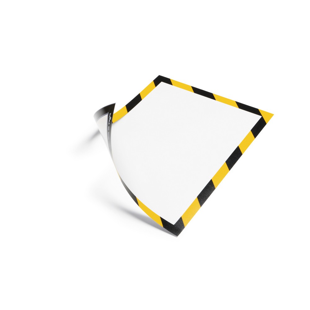 Cadre magnétique DURABLE DURAFRAME® Security, DIN A4, jaune / noir