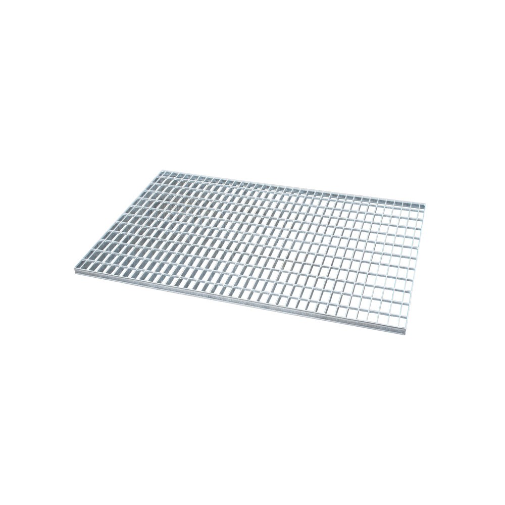 Caillebotis pour bac collecteur en acier inoxydable, galvanisé, l x P 1 200 x 800 mm