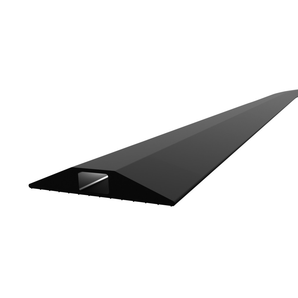 COBA Passage pour câbles en PVC, lxP 11 x 3 000 mm, noir