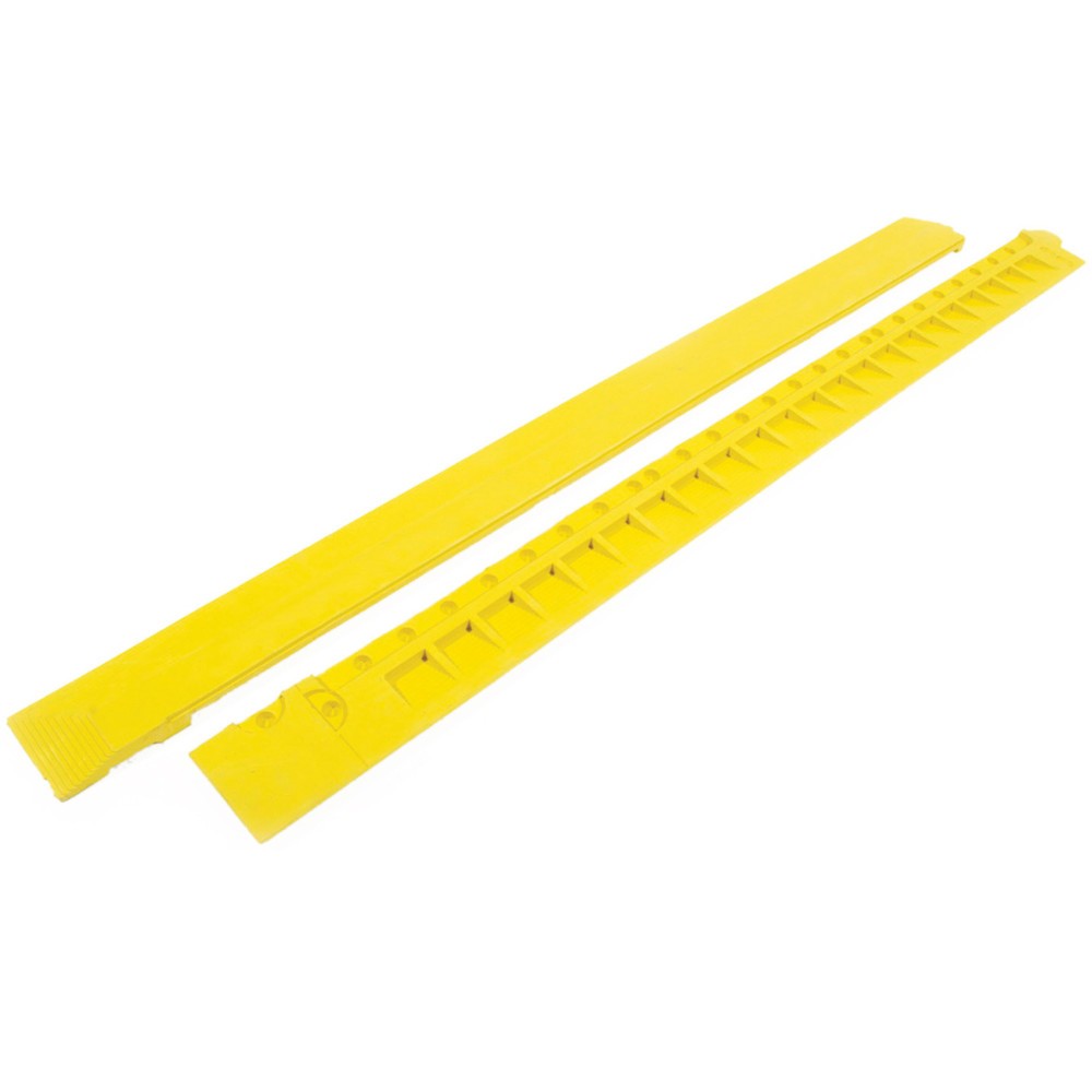 COBA Tapis anti-fatigue Fatigue Step, bande de bordure, standard, femelle, jaune