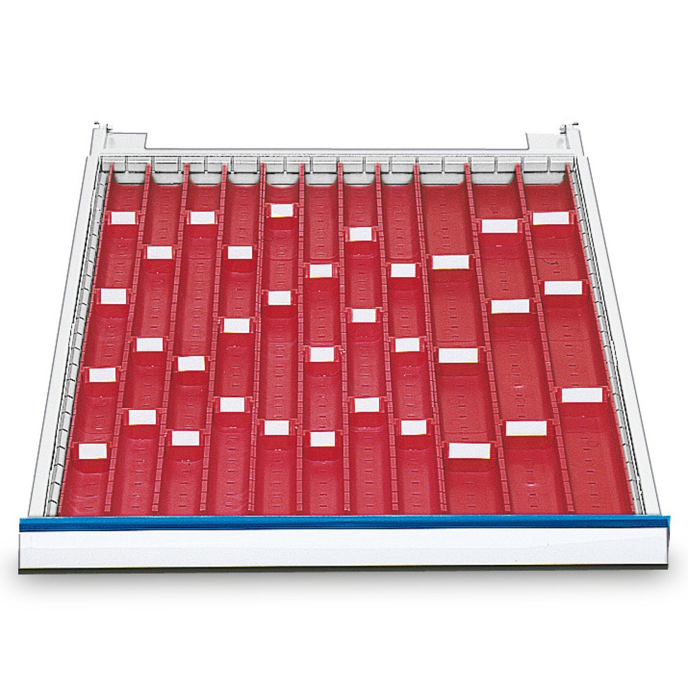 Compartimentage à cavités pour établis en ligne Bedrunka+Hirth, hauteur 50 mm