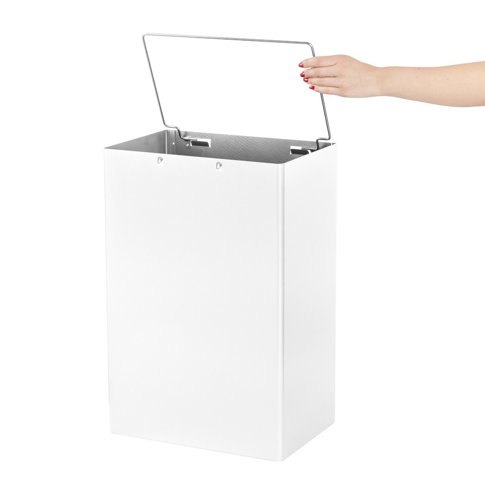 Conteneur à déchets Air-Wolf d’un volume de 50 litres blanc