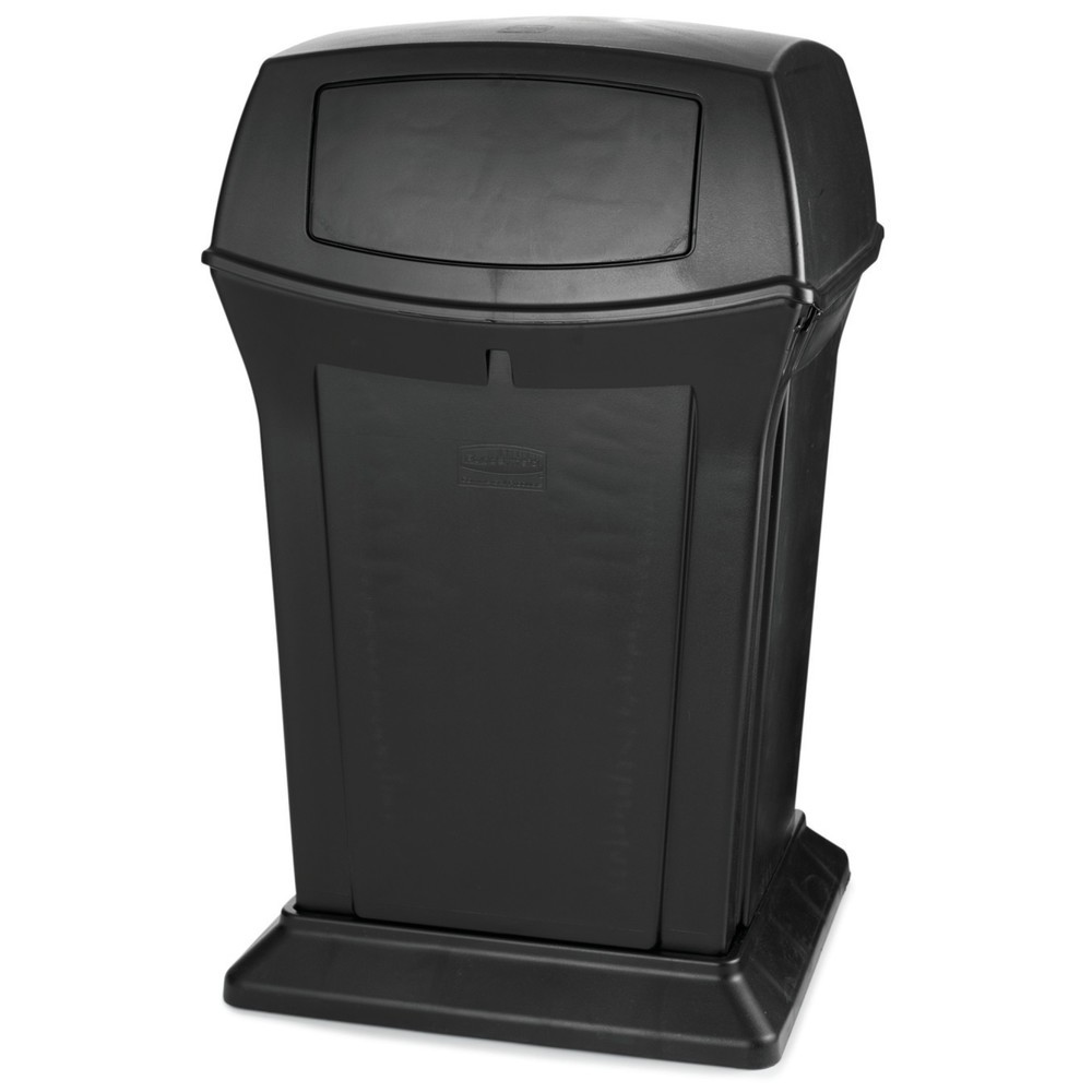 Conteneur à déchets Rubbermaid Ranger®, 2 clapets, 170,3 l, noir