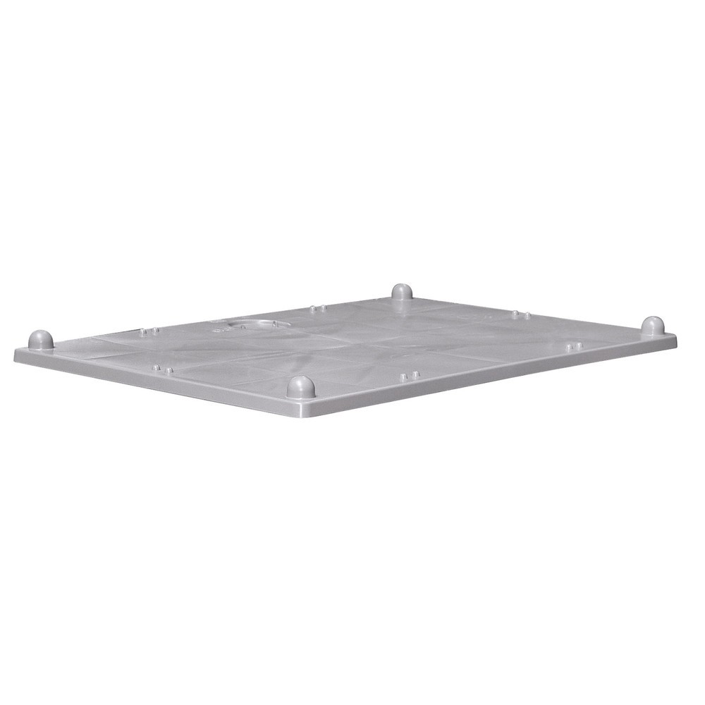 Couvercle coiffant pour grands conteneurs en polypropylène, lxP 1 200 x 800 mm, anthracite