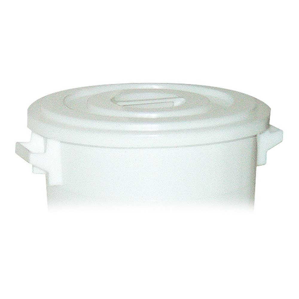 Couvercle pour poubelle ronde 35 litres, blanc