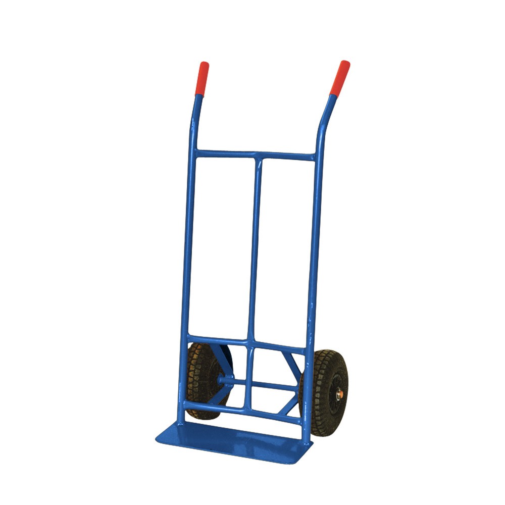 Diable Eichinger®, 300 kg, roue gonflable 260/85, bleu gentiane