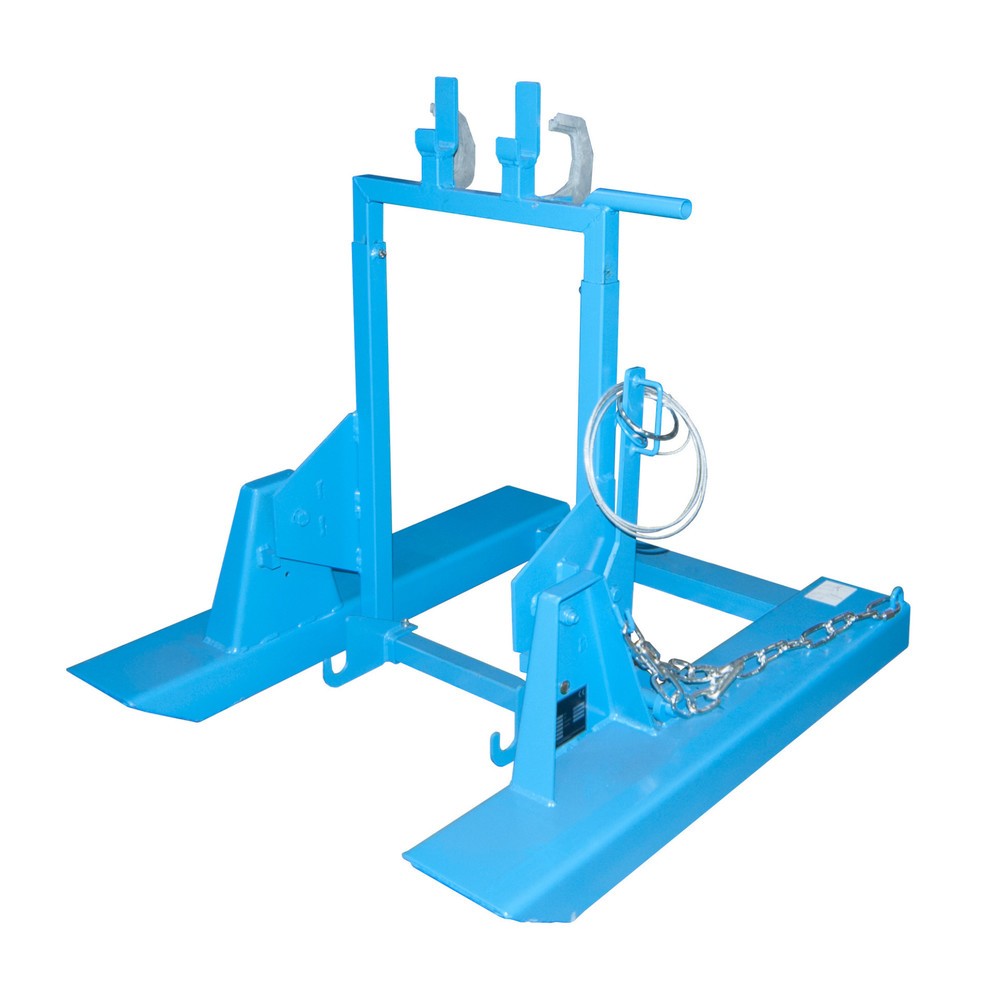 Dispositif de basculement de poubelles MK pour chariot élévateur, 1x 240 litres, câble de traction