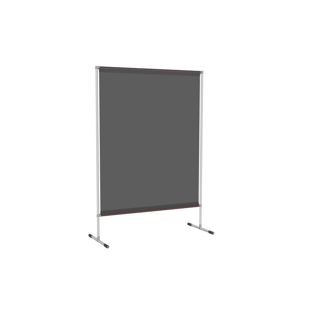 Écran de protection pour soudeur, housse de protection thermique / contre les éclaboussures conforme DIN EN 13501-1, lxH 1 400 x 2 000 mm, gris/argent