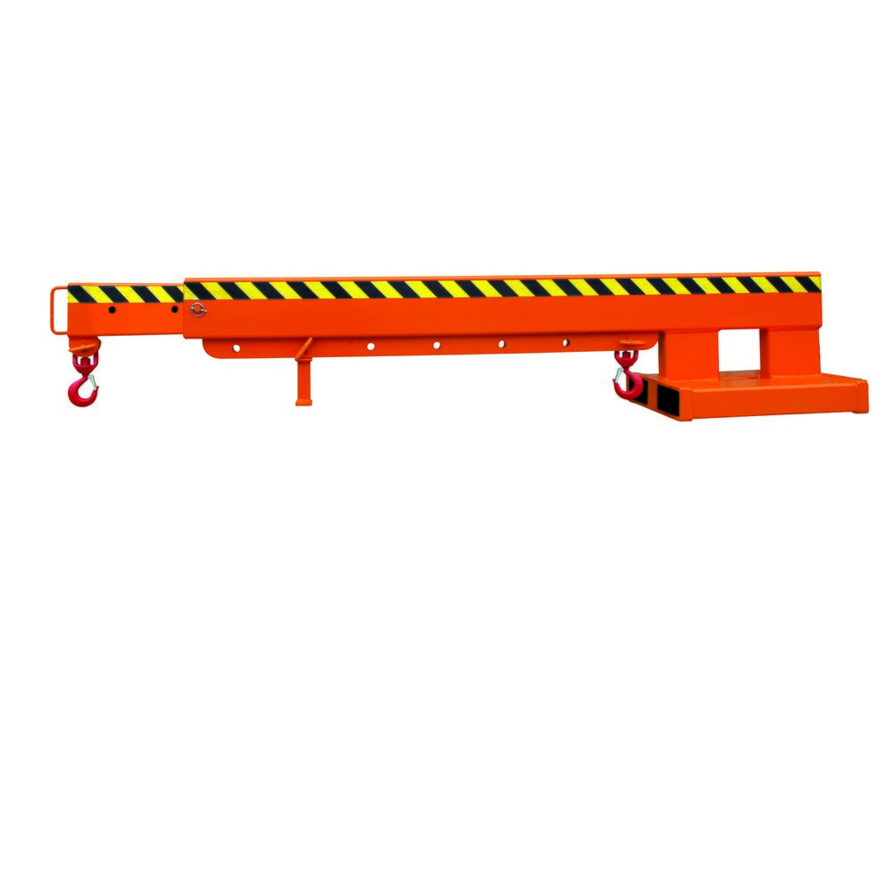 Eichinger® Bras de grue télescopique, 2 500 kg, orangé pur