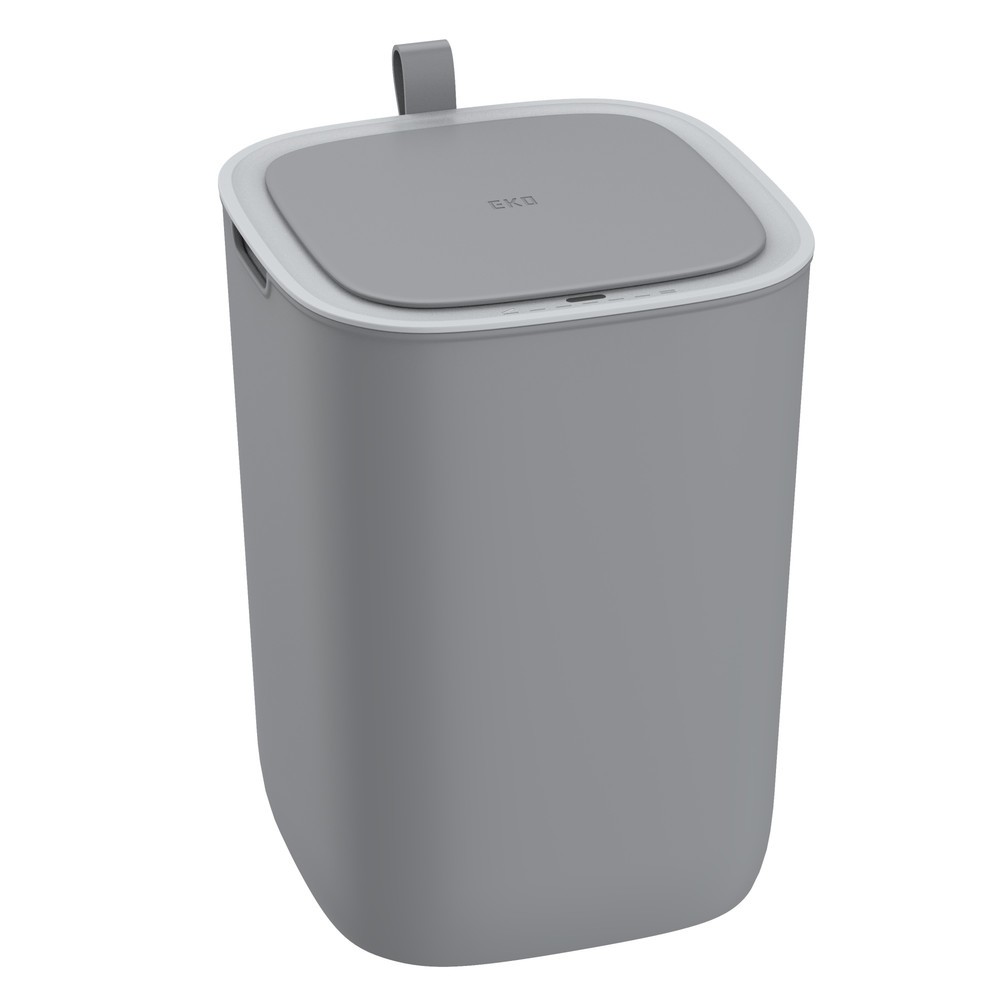 EKO Poubelle Morandi Smart, avec capteur, 12 litres, gris