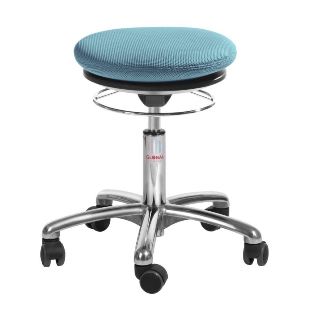 Global Stole A/S Tabouret Pilates, tissu 3D, hauteur d’assise comprise entre 450 et 580 mm, bleu clair