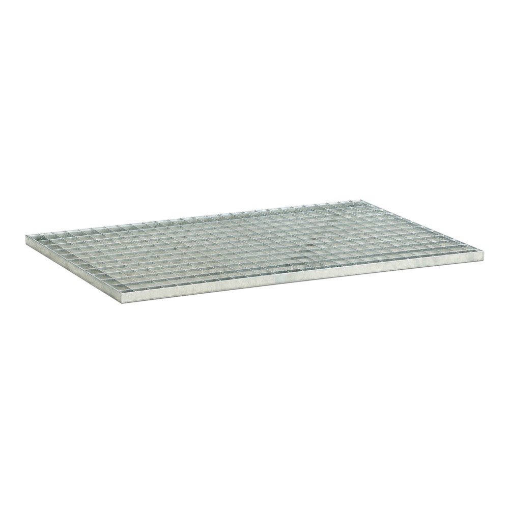 Grille en acier pour bac suspendu pour rayonnage en PE CEMO 18/230, 27/230