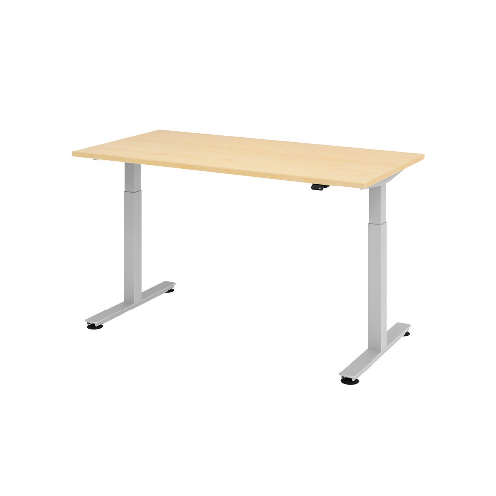 Hammerbacher bureau, réglable en hauteur, l x P 1 600 x 800 mm, érable