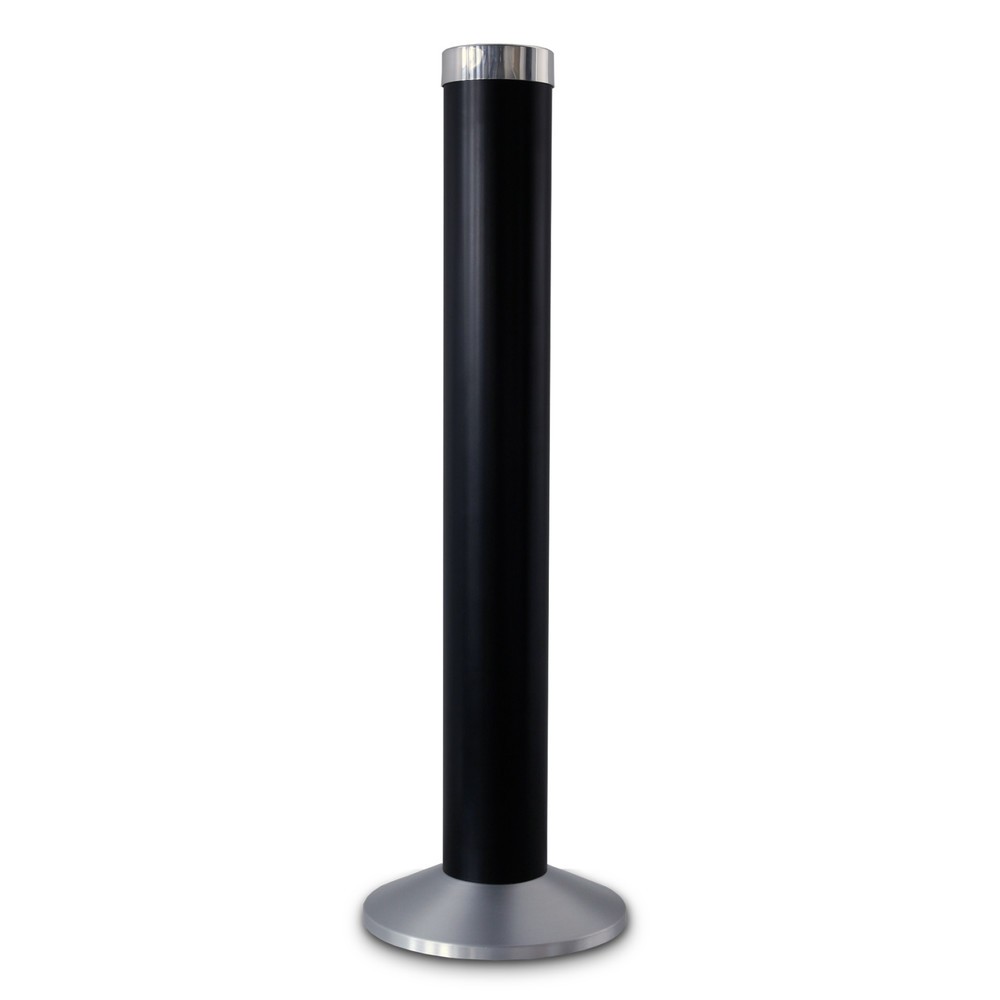 Illustration du produit: Cendrier sur colonne HEMMDAL en aluminium, noir