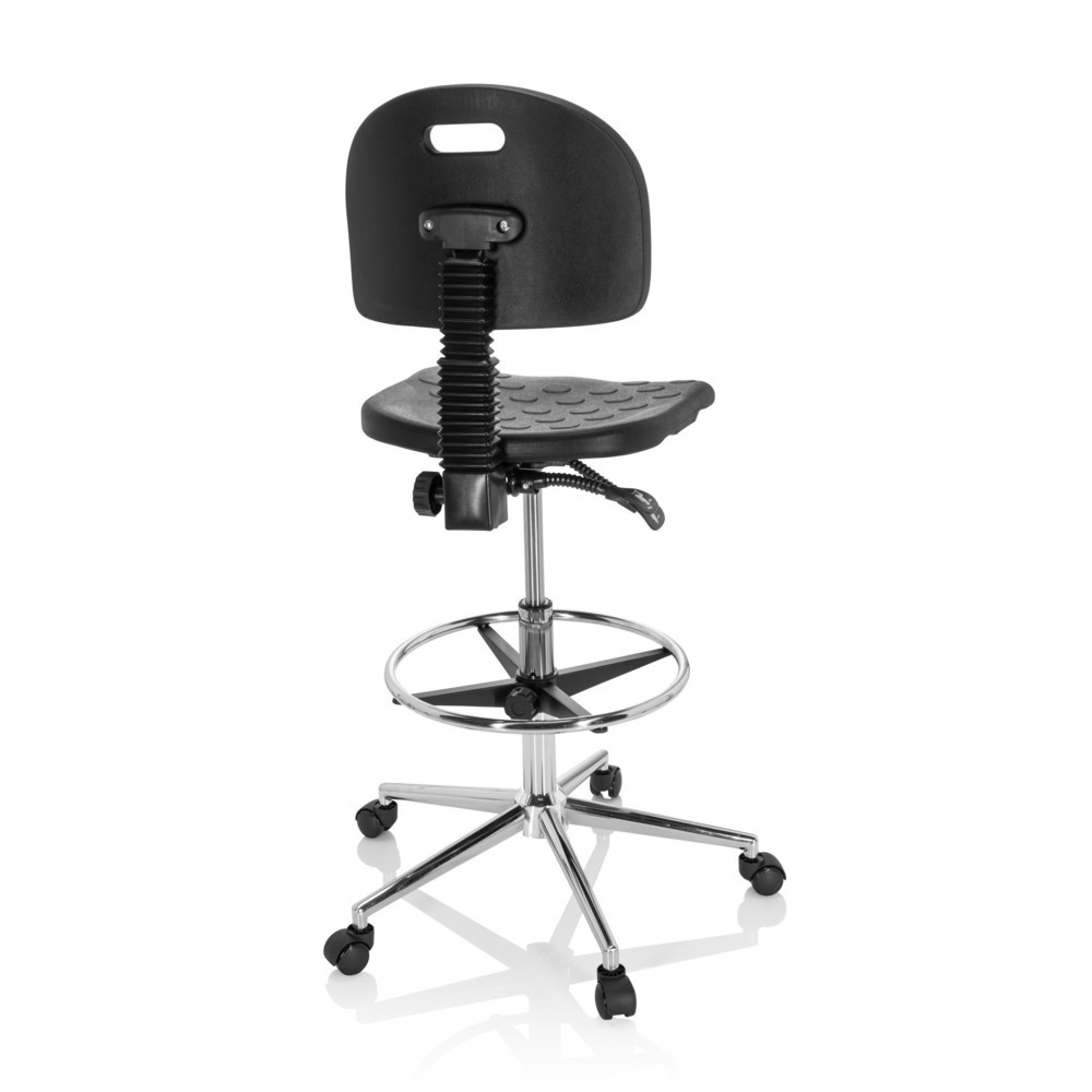 Numéro de l'image du produit 5: Siège de travail / tabouret de travail hjh OFFICE TOP WORK 23 I mousse rigide, noir