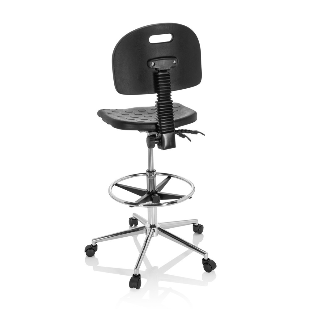 Numéro de l'image du produit 6: Siège de travail / tabouret de travail hjh OFFICE TOP WORK 23 I mousse rigide, noir