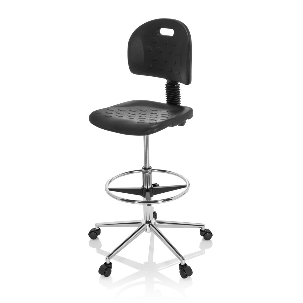 Numéro de l'image du produit 9: Siège de travail / tabouret de travail hjh OFFICE TOP WORK 23 I mousse rigide, noir