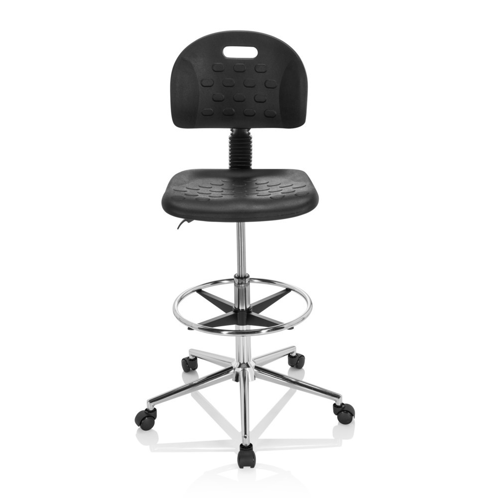 Numéro de l'image du produit 1: Siège de travail / tabouret de travail hjh OFFICE TOP WORK 23 I mousse rigide, noir