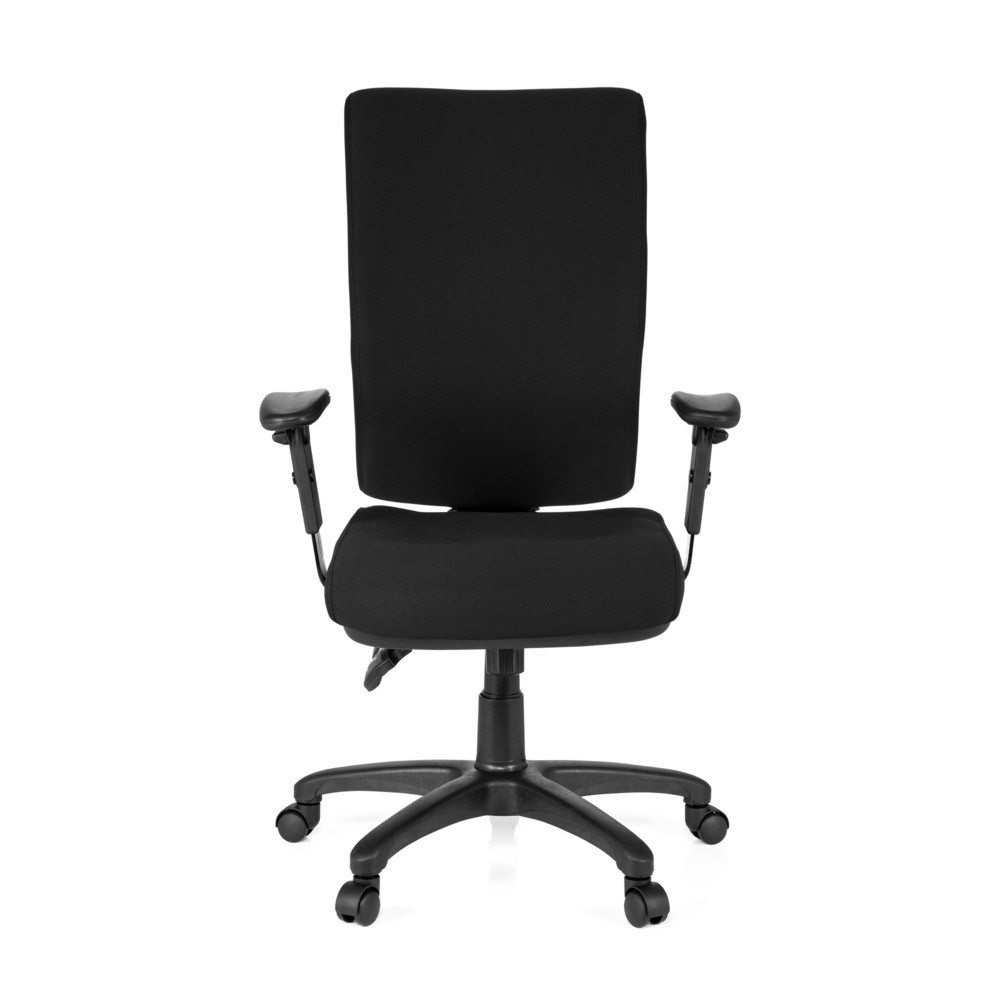 Siège de bureau / fauteuil de direction hjh OFFICE ZENIT HIGH tissu, noir