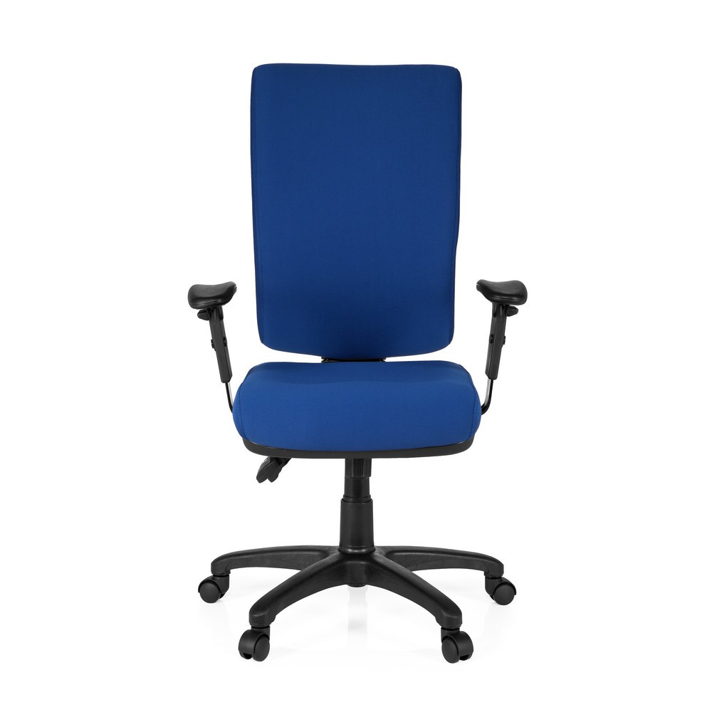 Siège de bureau / fauteuil de direction hjh OFFICE ZENIT HIGH tissu, bleu